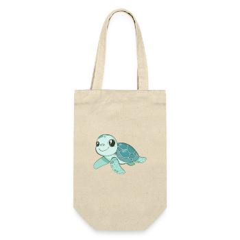 cute sea turtle, sea turtle drawing - Gift Bag for Bottles - nature - Front