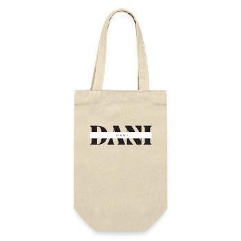 Dani Mode - Geschenkbeutel für Flaschen - Natur - Vorne