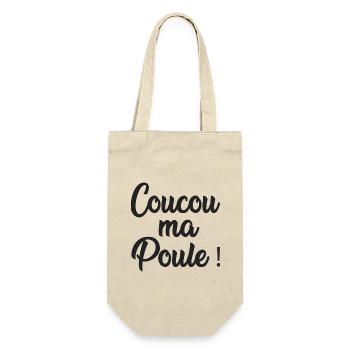 coucou ma poule - Sac à bouteille - nature - Devant