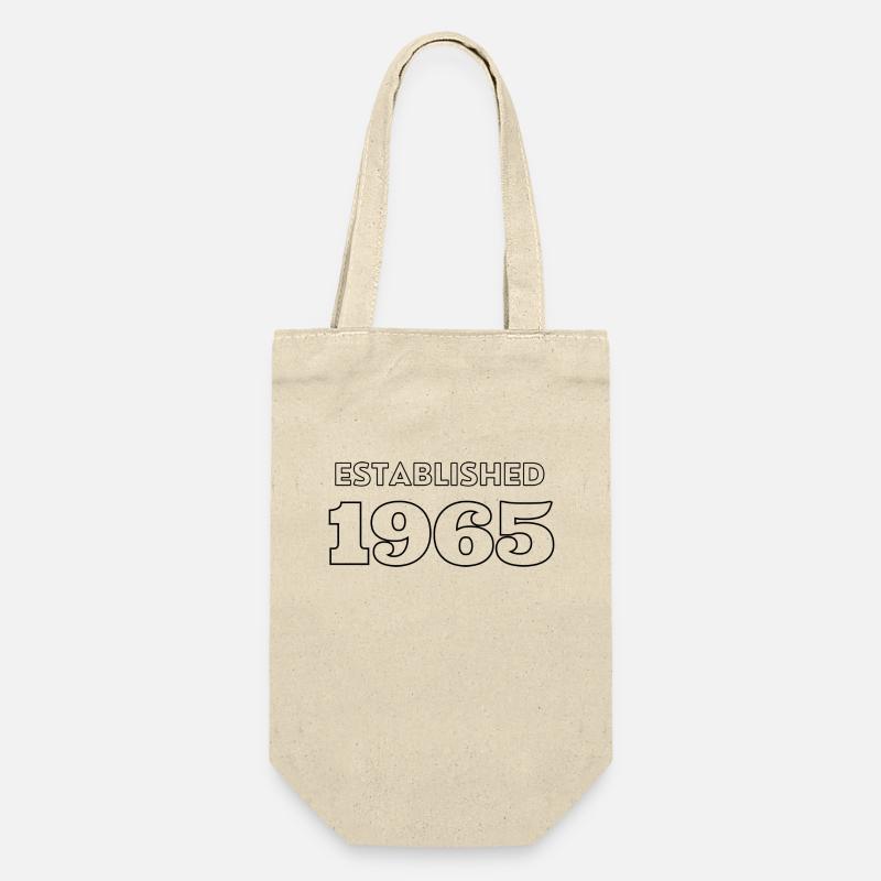 Established 1965 - Geschenkbeutel für Flaschen - Natur