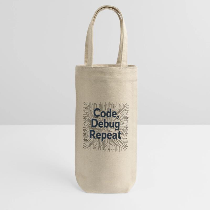 Code Debug Repeat - Software Engineer Geschenkbeutel für Flaschen