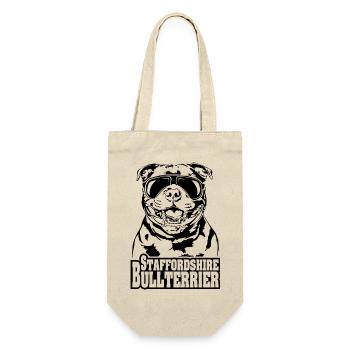 STAFFORDSHIRE BULL TERRIER cool sunglasses dogs - Gift Bag for Bottles - nature - Front