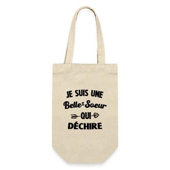 BELLE SŒUR QUI DÉCHIRE - Sac à bouteille - nature - Devant