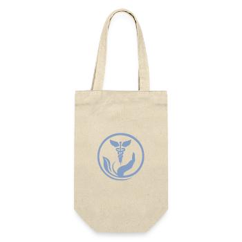 Naturpflege und Pflanzenmedizin - Geschenkbeutel für Flaschen - Natur - Vorne