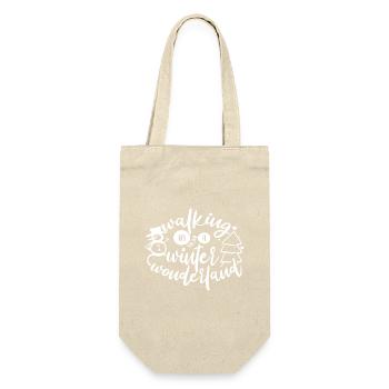 Walking in a Winter Wonderland - Gift Bag for Bottles - nature - Front