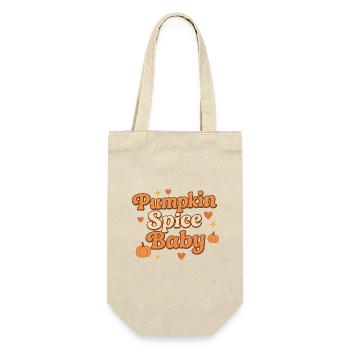 Pumpkin Spice Baby / Fall Design - Gift Bag for Bottles - nature - Front