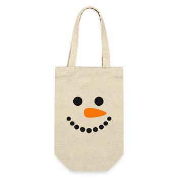 Costume de bonhomme de neige Pull de Noël moche d’hiver - Sac à bouteille - nature - Devant