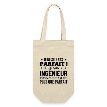 Un Ingénieur plus que parfaite, métier de rêve - Sac à bouteille - nature - Devant