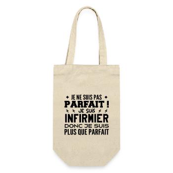 Un Infirmier plus que parfaite, métier de rêve - Sac à bouteille - nature - Devant
