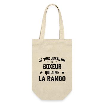 Fier d’être Boxeur et Passionné de Randonnée - Sac à bouteille - nature - Devant