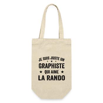 Fier d’être Graphiste et Passionné de Randonnée - Sac à bouteille - nature - Devant