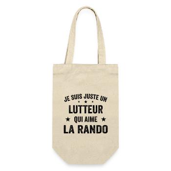 Fier d’être Lutteur et Passionné de Randonnée - Sac à bouteille - nature - Devant