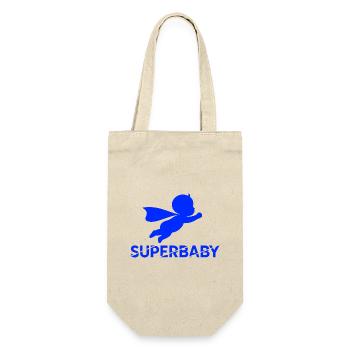 Superbaby Flying Child Silhouette - Gift Bag for Bottles - nature - Front
