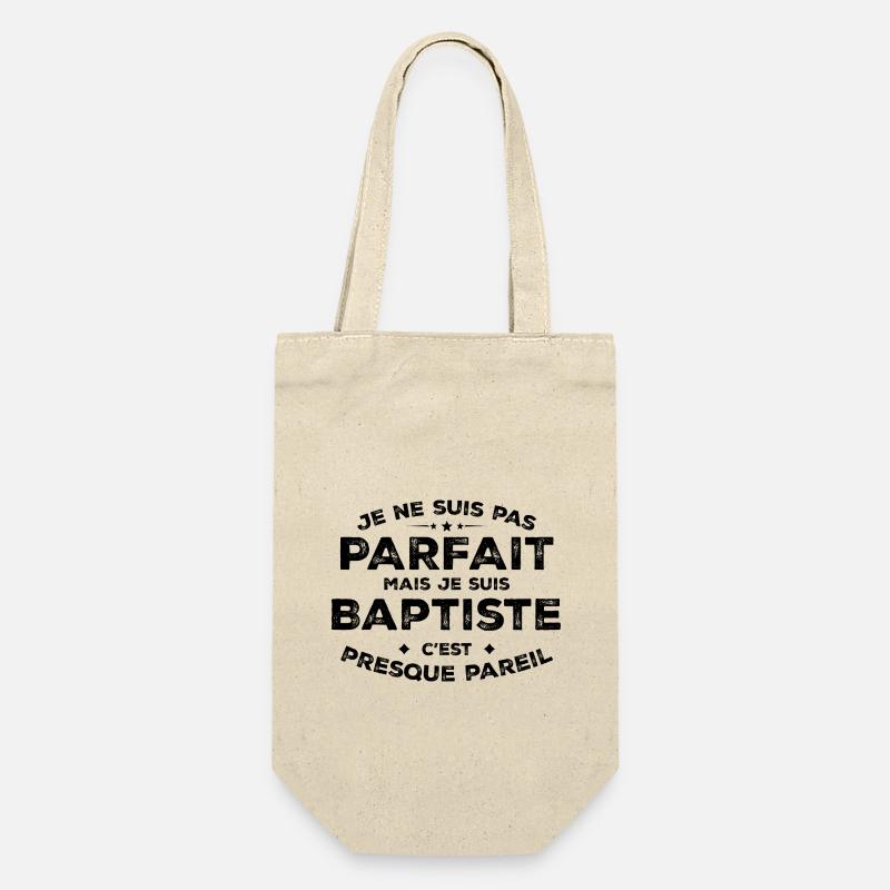 Baptiste A name, an attitude Baptist humor - Gift Bag for Bottles - nature