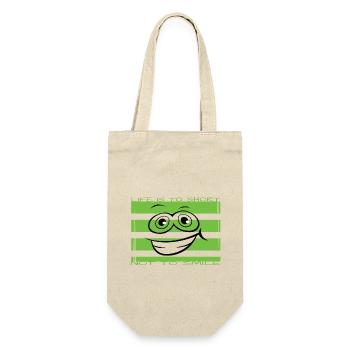 Life is too short not to smile - Gift Bag for Bottles - nature - Front