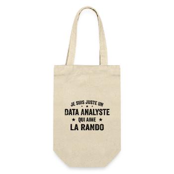 Fier d’être Data Analyste et Passionné de Randonné - Sac à bouteille - nature - Devant