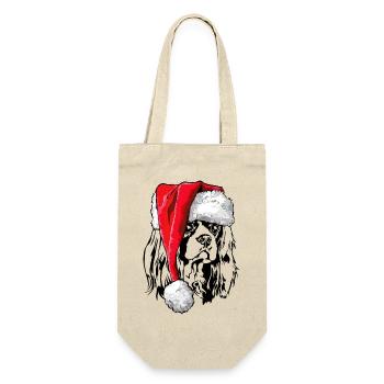 Cavalier King Charles Spaniel Christmas Wilsigns - Sac à bouteille - nature - Devant
