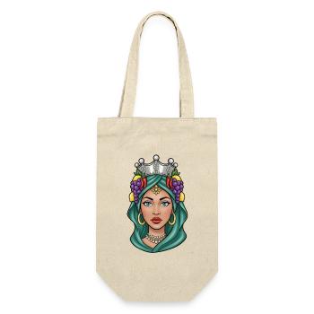Sicily Moor's Head Woman Sicily - Gift Bag for Bottles - nature - Front