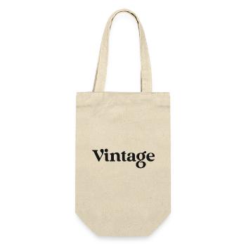 Vintage stlye or font design - Geschenkbeutel für Flaschen - Natur - Vorne