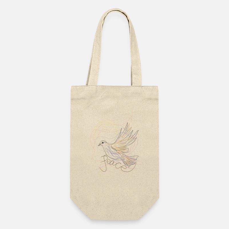 Colombe de la paix - Sac à bouteille - nature