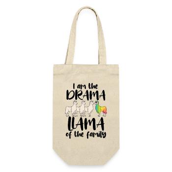 Drame Lama de la famille Drame Lama Rainbow LGBT - Sac à bouteille - nature - Devant