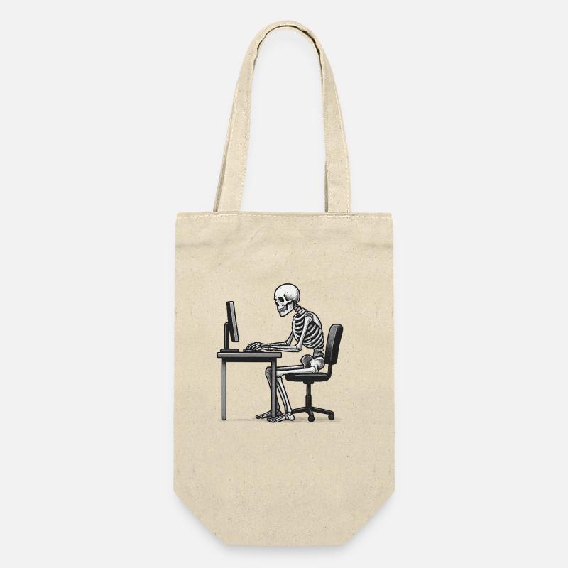 Totentanz - Geschenkbeutel für Flaschen - Natur