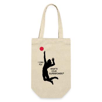 6061912 126238460 Volleyball - Gift Bag for Bottles - nature - Front