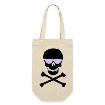 Piratl_mit_brille - Sac à bouteille - nature - Devant