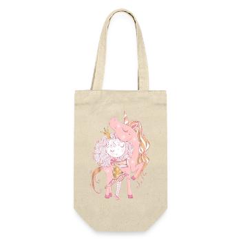 la Licorne et la Princesse : Magie et féérie - Sac à bouteille - nature - Devant