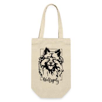 Wolfsspitz Keeshond Dog Portrait Dogs Wilsigns - Gift Bag for Bottles - nature - Front
