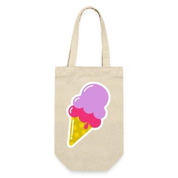 Sommer - Geschenkbeutel für Flaschen - Natur - Vorne