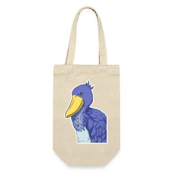 Shoebill Bird Ornithologist Forest I Gift - Gift Bag for Bottles - nature - Front