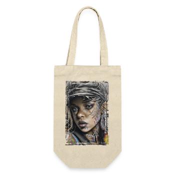 Graffiti Street Art Spray Colors Cool Artist Retro - Gift Bag for Bottles - nature - Front