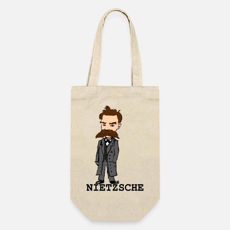 Nietzsche - Gift Bag for Bottles - nature