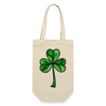 Shamrock Fête de la Saint-Patrick Shamrock irlandais - Sac à bouteille - nature - Devant