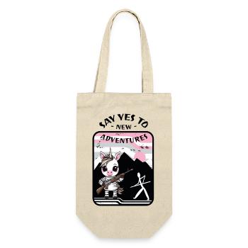 Zebra Unicorn - Gift Bag for Bottles - nature - Front