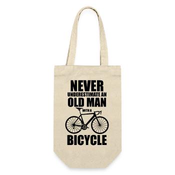 Funny Bicycle Saying - Gift Bag for Bottles - nature - Front
