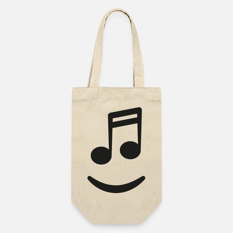 Notes de musique - Notes de musique Rire - Sac à bouteille - nature
