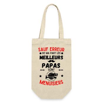 PAPA MENUISIER - Sac à bouteille - nature - Devant