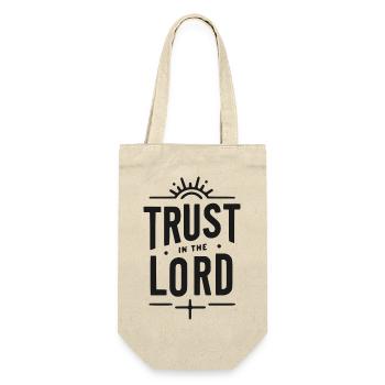 Trust in the Lord - Gift Bag for Bottles - nature - Front