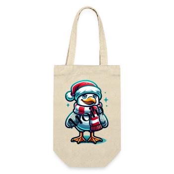 Moin Seagull Christmas - Gift Bag for Bottles - nature - Front