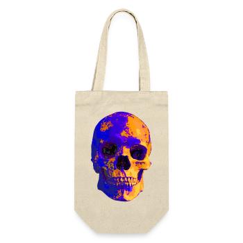 Colorful Skull - Gift Bag for Bottles - nature - Front