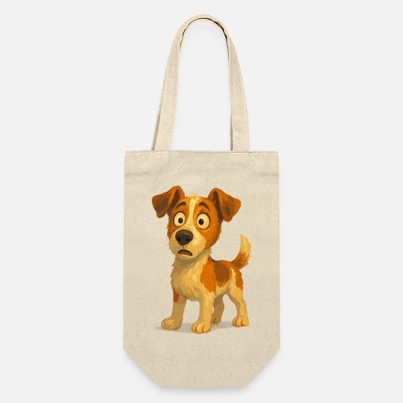 Jack Russell Terrier amazed - Gift Bag for Bottles - nature
