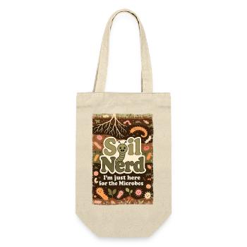 Bio Bärtner Self-Sufficiency Ecological Farmer Gar - Gift Bag for Bottles - nature - Front