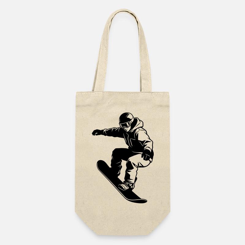 Snowboardeur - Sac à bouteille - nature