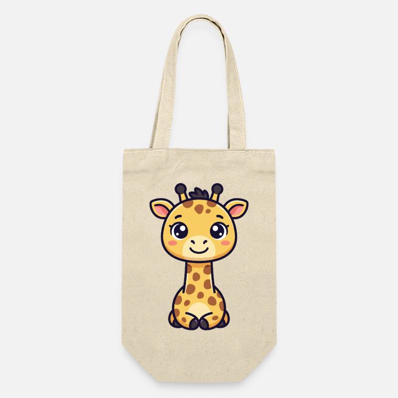 Girafe Chibi - Sac à bouteille - nature