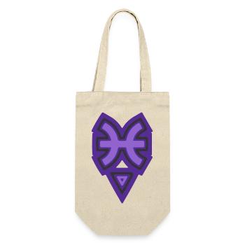 Zodiac Tribal Pisces and Water - Gift Bag for Bottles - nature - Front