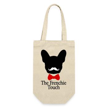 Der französische Touch - 009 - Geschenkbeutel für Flaschen - Natur - Vorne