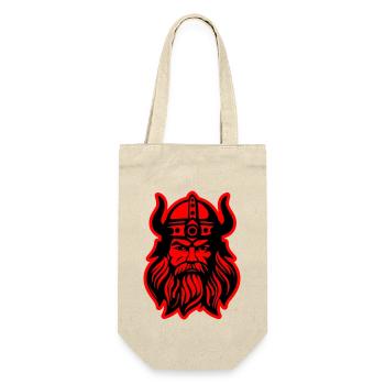 Viking Head Warrior Valhalla Odin - Gift Bag for Bottles - nature - Front