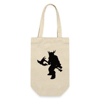 Fantasy Barbarian Design for Roleplayers - Gift Bag for Bottles - nature - Front